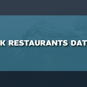 UK Restaurants Data