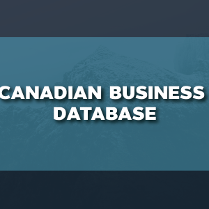 Canadian Business Database